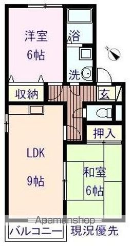 セジュールASOの間取り写真