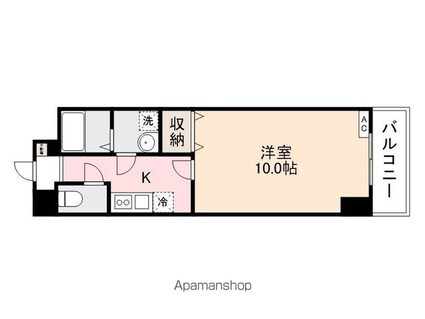 マリン・スクエア[1K/30.8m2]の間取図