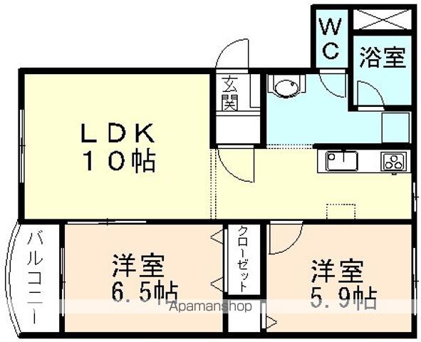 LA PACEの間取り写真