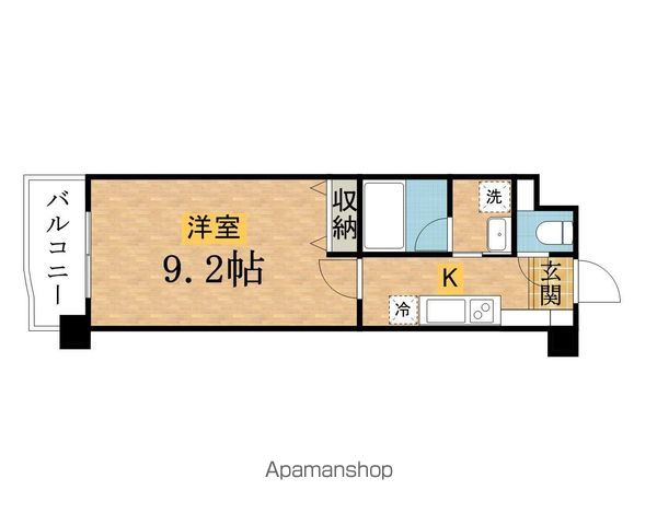 コンフォール左入の間取り写真