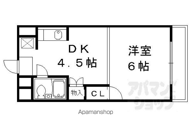 紫野西藤ノ森町マンションの間取り写真
