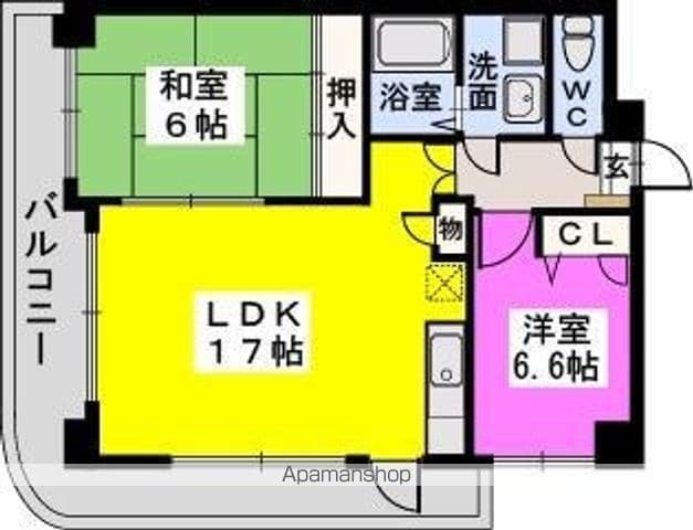 アルカンシェル長丘の間取り写真