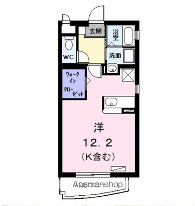 シェーネ幸[1R/32.39m2]の間取図