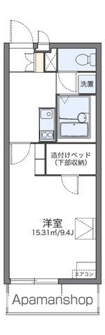 レオパレスリブェールの間取り写真