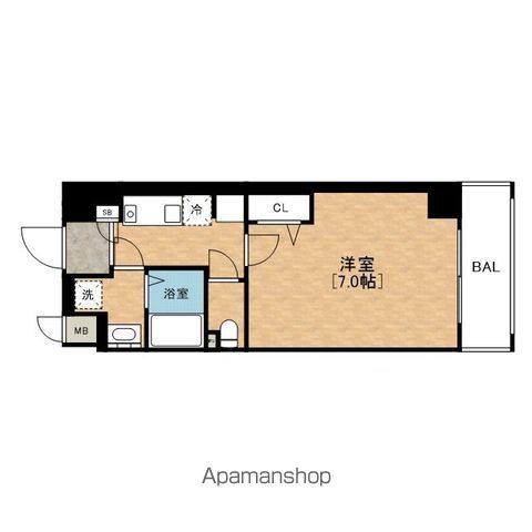 エイペックス京町堀IIの間取り写真
