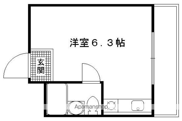 カレッジマンション七瀬川の間取り写真