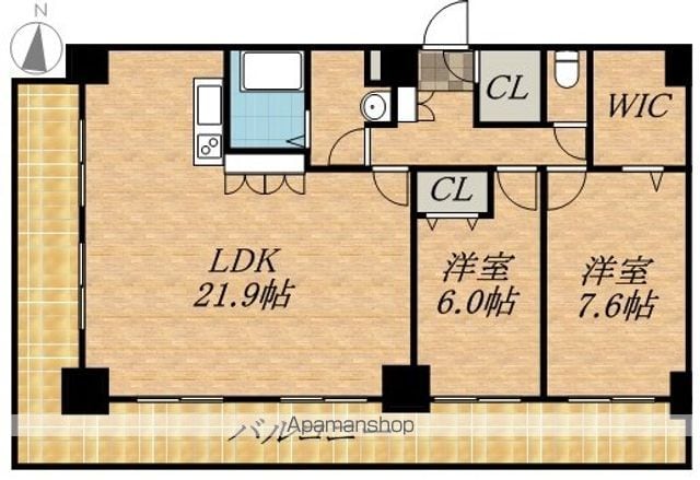 ティアラタワー中島倶楽部の間取り写真