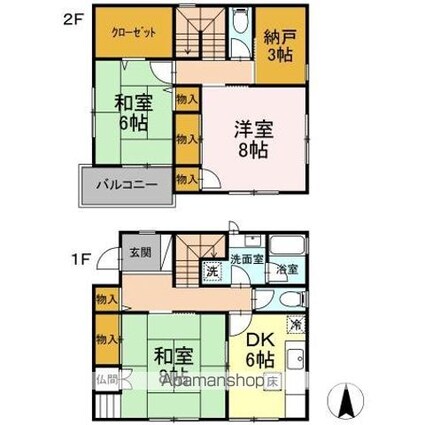 浜野　和泉邸[3DK/90.25m2]の間取図