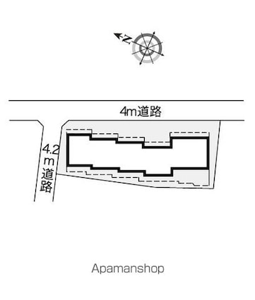レオパレスＲＸコスモＭ[1K/21.6m2]のエントランス