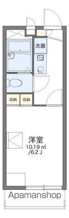 レオパレスサン・リベルタ[1K/19.87m2]の間取図