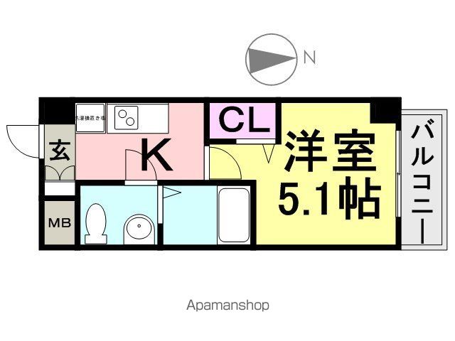 アリビオ立花2の間取り写真