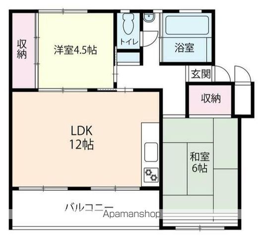 相武台団地2605号棟の間取り写真