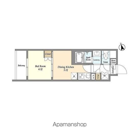 【ベルファース三軒茶屋の間取り】