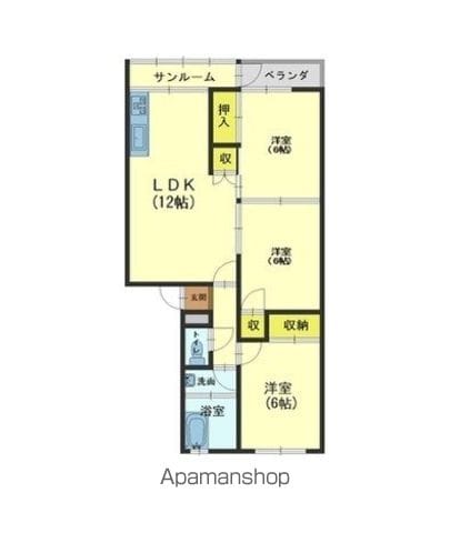 新庄マンションの間取り写真