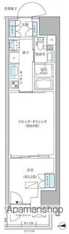 パークアクシス品川天王洲アイルの間取り写真