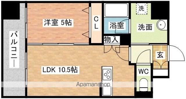 ABITI浜町の間取り写真