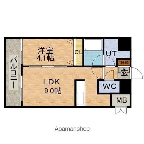 バロンドールの間取り写真