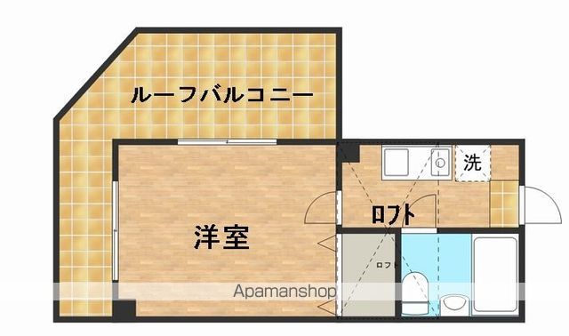 【立川市錦町のマンションの間取り】