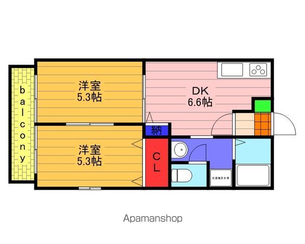 【シャーメゾン・シャルマンの間取り】