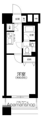 ファーストリアルタワー新宿の間取り写真