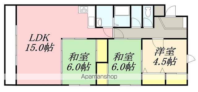メゾンパティオ大町の間取り写真