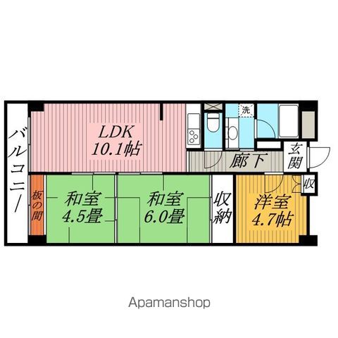 【シャトルグランディの間取り】