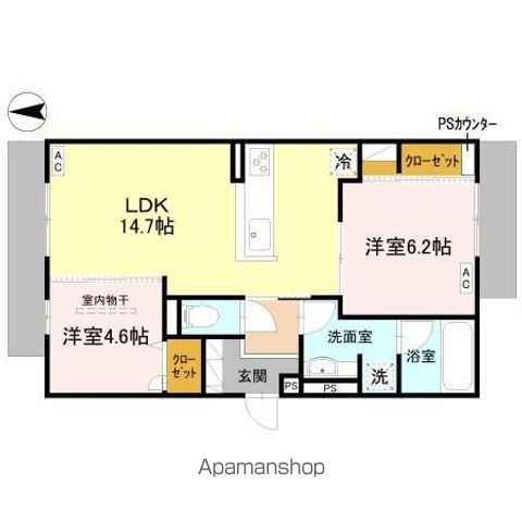 TORISIA千里丘Iの間取り写真
