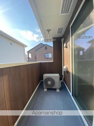 ロイヤルフラワーⅡ[2LDK/57.07m2]のバルコニー