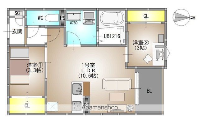 REGALEST 住吉の間取り写真