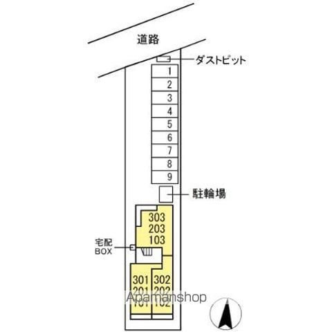 ＳＴＥＬＬＡ西岐阜 301 ｜ 岐阜県岐阜市市橋４丁目3-29（賃貸アパート1LDK・3階・35.33㎡） その4