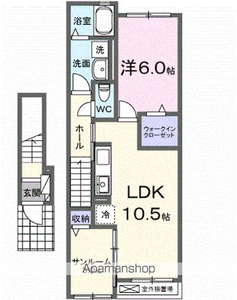 ル・グラン太田　Ⅰ[1LDK/48.91m2]の間取図