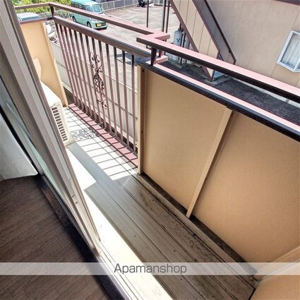 ハイツ向陽Ａ[2DK/39.74m2]のバルコニー