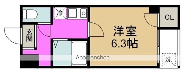 プレミアム福島の間取り写真