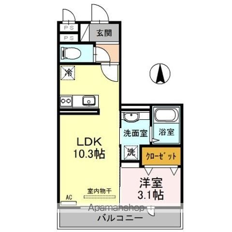 ワンモアオッツの間取り写真