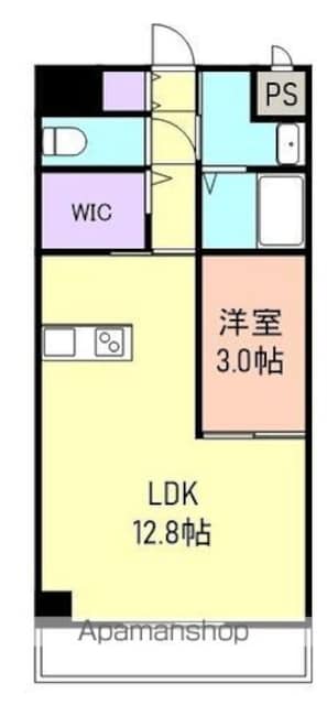 Ｗｉｓｔｅｒｉａ広道[1LDK/40.42m2]の間取図