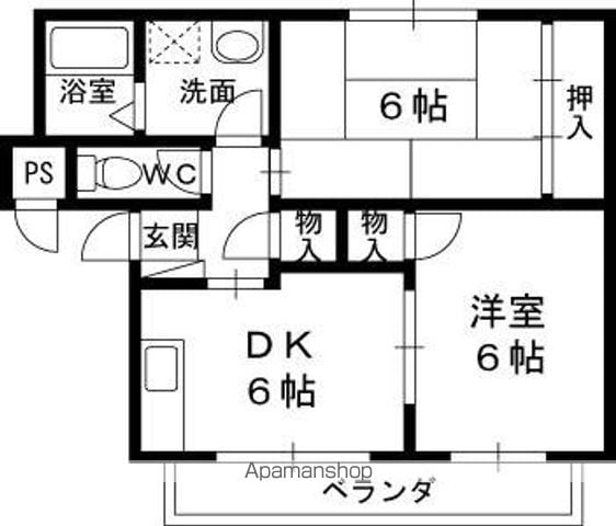ブラウンハイツの間取り写真