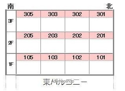 フォブールＡｌｉｃｅ[1LDK/40.06m2]の配置図