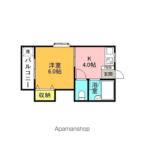 ハイツ本町の間取り写真