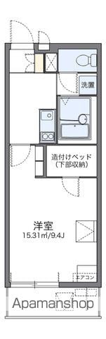 レオパレス小松駅東の間取り写真