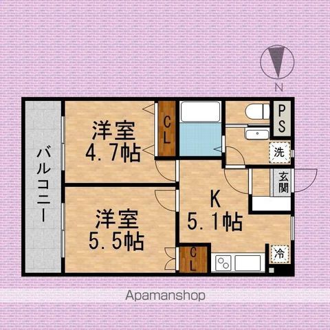ロイヤルマンションの間取り写真