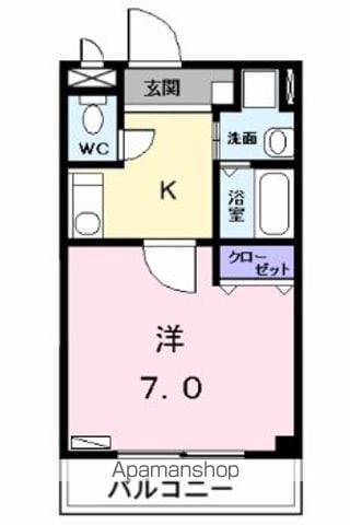 リリーパール大宝の間取り写真