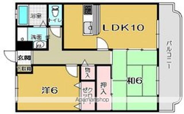アムールKの間取り写真