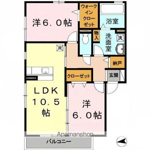 D’フォレスタ初芝の間取り写真