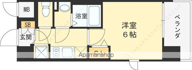 レジュールアッシュ都島ブリーゼの間取り写真