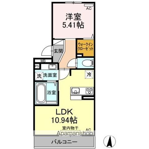アンファン ウルーの間取り写真