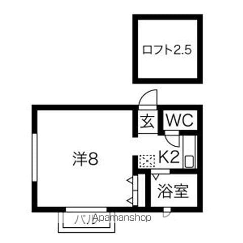 イーストグリーンの間取り写真