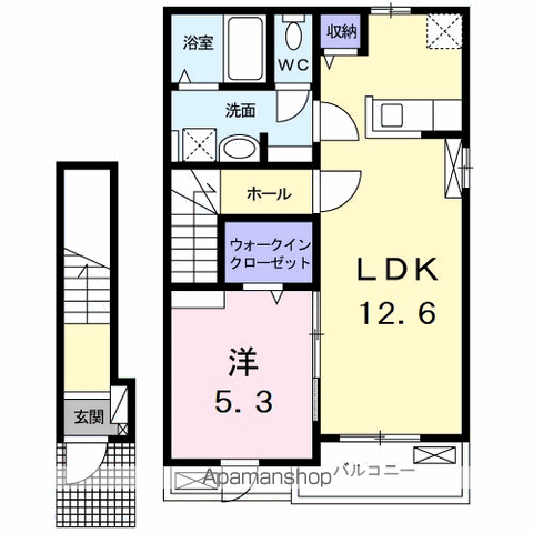 ルミエール古庄Iの間取り写真