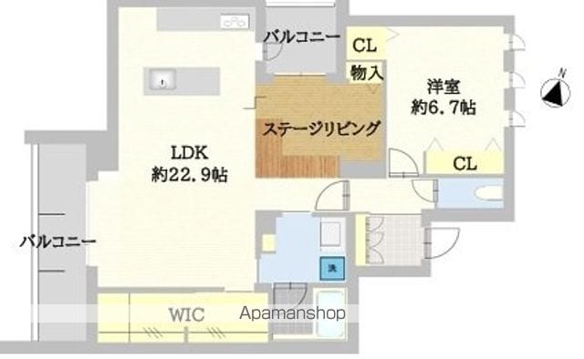 ホークレストの間取り写真