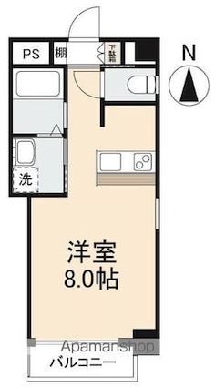 コリドールエスト[1R/27.09m2]の間取図