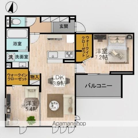 Maison Espoir IVの内装写真
